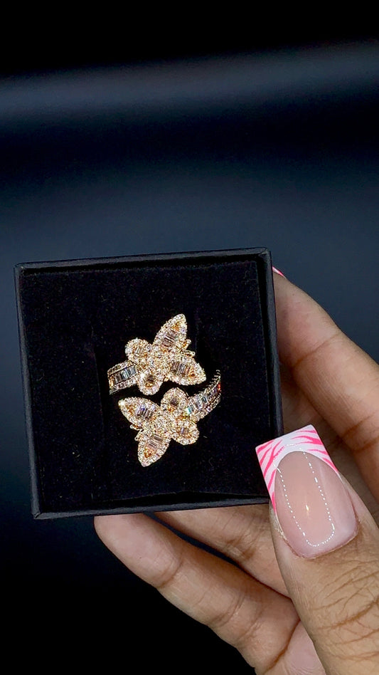 BUTTERFLY WRAP RING
