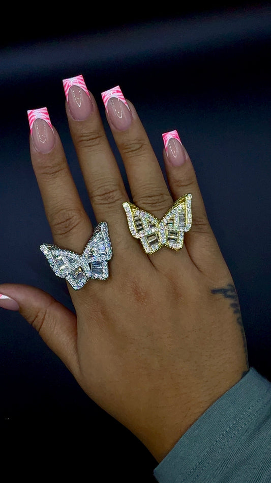 XL BUTTERFLY RING