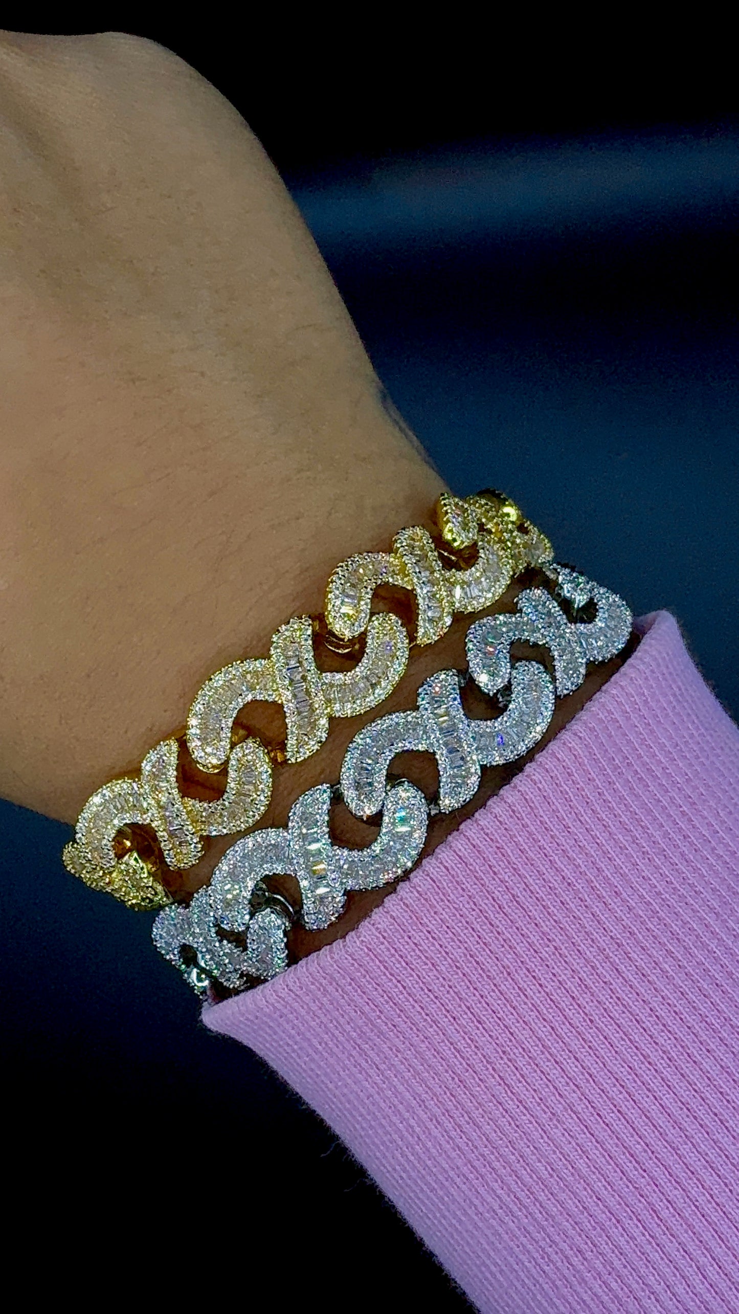 INFINITY CUBAN BRACELET