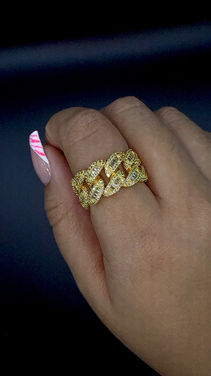 BAGUETTE CUBAN RING