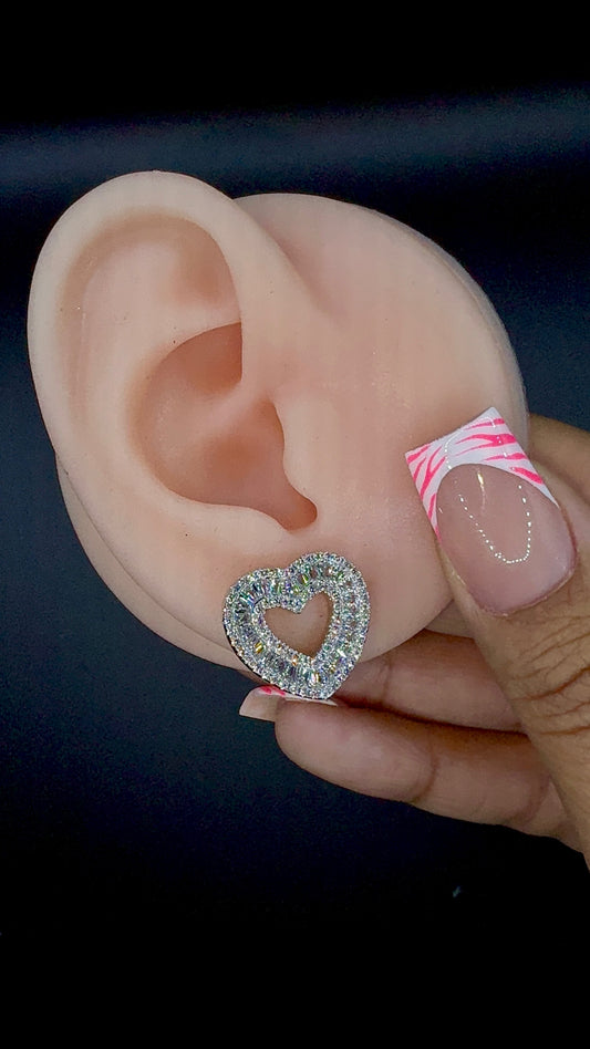 HEART HALO EARRINGS